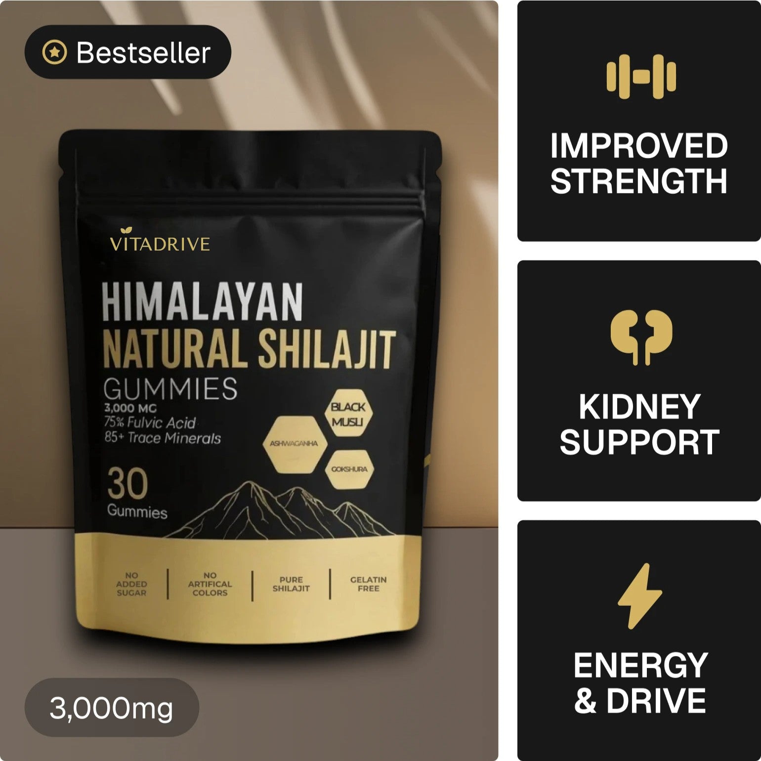 Natural Shilajit Gummies